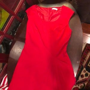 Calvin Klein red dress